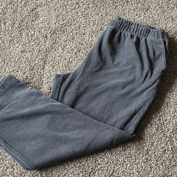 💛 Lands' End Gray Women's Trousers - Picture 4 of 6